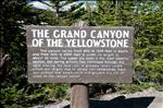 Here's your sign - The Grand Canyon of the Yellowstone